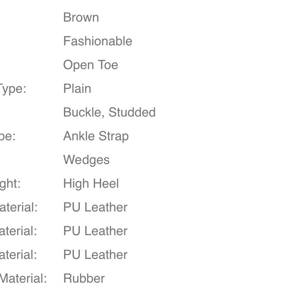 “Shein” Butterfly Flower Stud Fish Mouth Women Wedge Thick Sole Sandals! - Picture 9 of 10